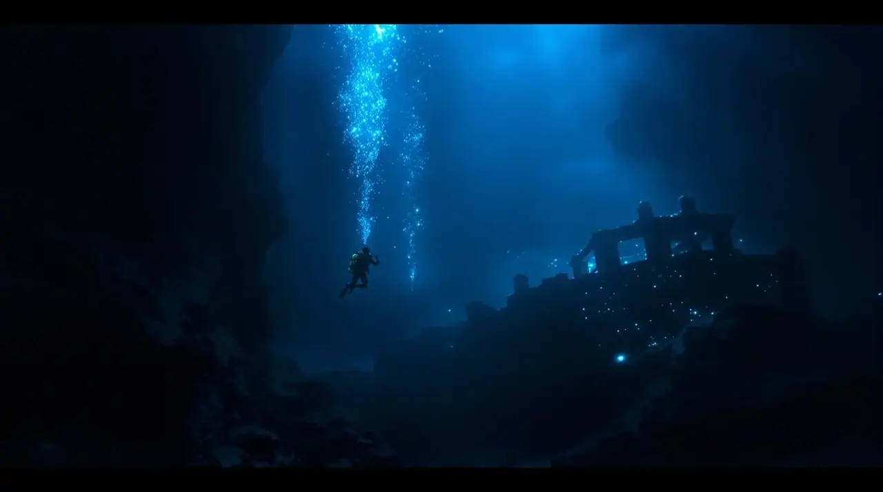 深海回响 轮播海报