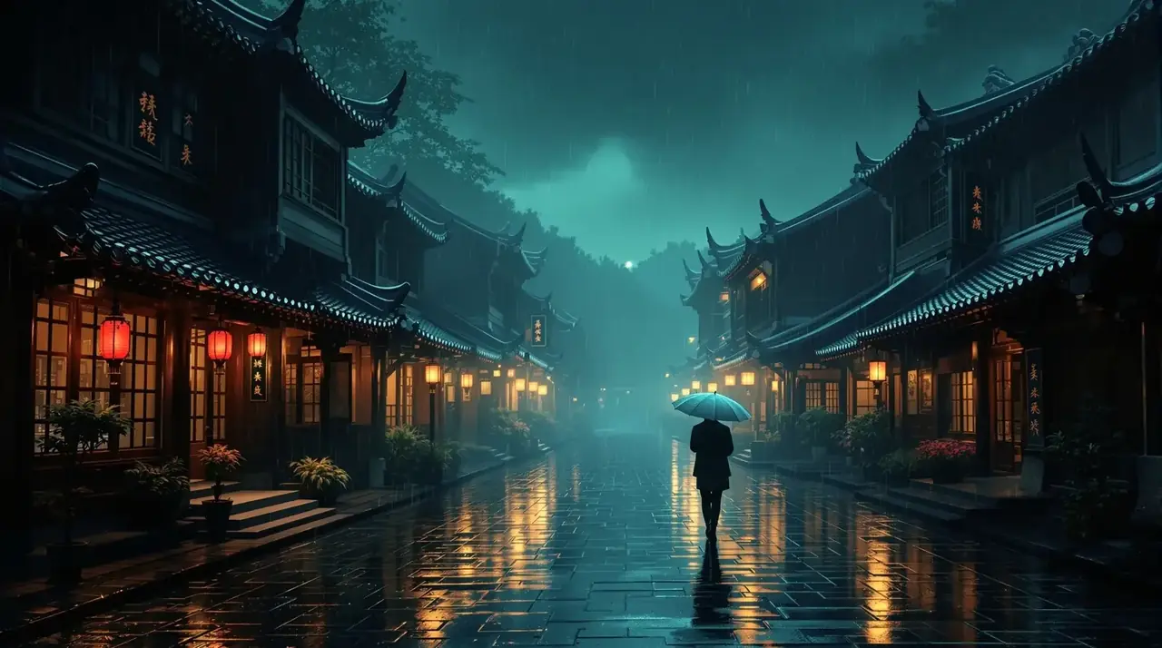 长安夜雨 轮播海报